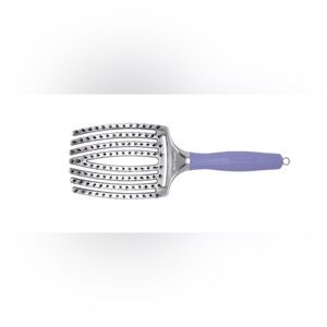 OLIVIA GARDEN FINGERBRUSH CURVED & VENTED COMBO PADDLE HAIR BRUSH - FBCO-GD